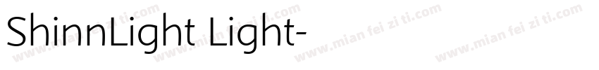 ShinnLight Light字体转换